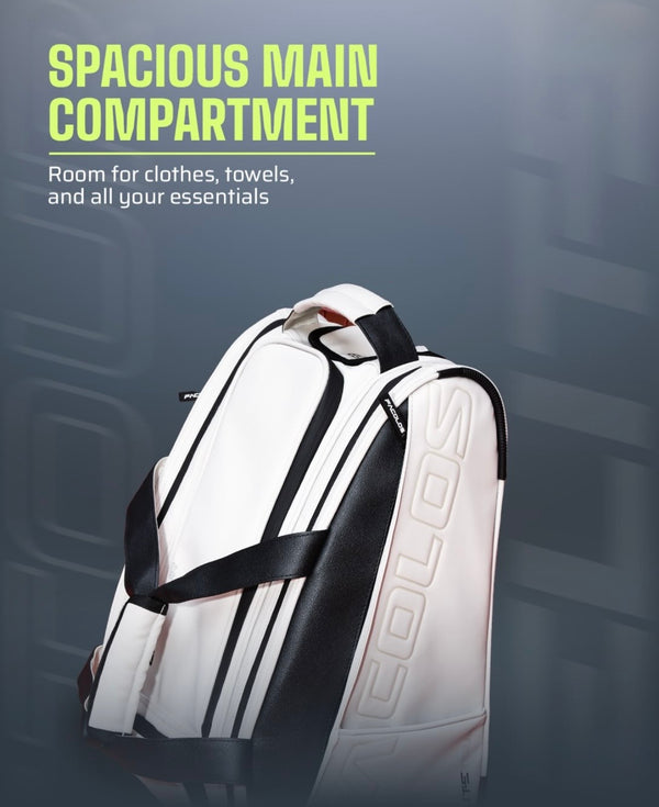 Facolos Elite Tour spacious main compartment for court essentials
