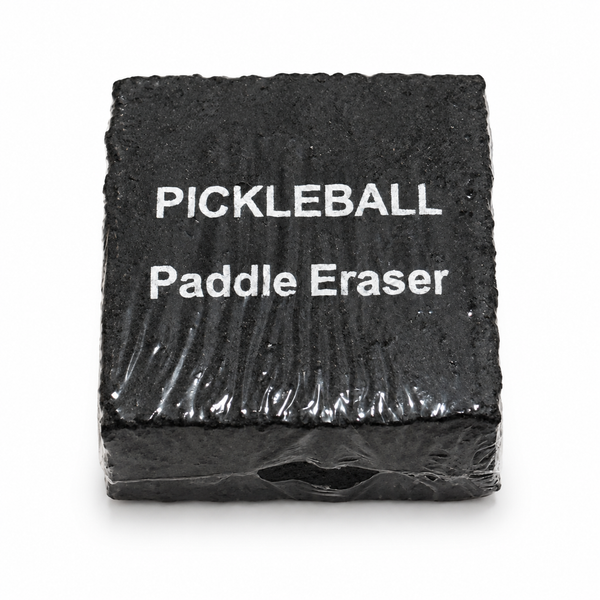 Black Paddle Eraser on a white background