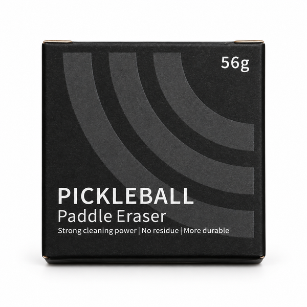 Paddle Eraser black packaging marked 56g