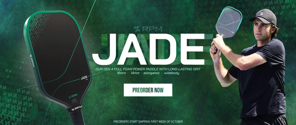RPM Jade green edged paddle
