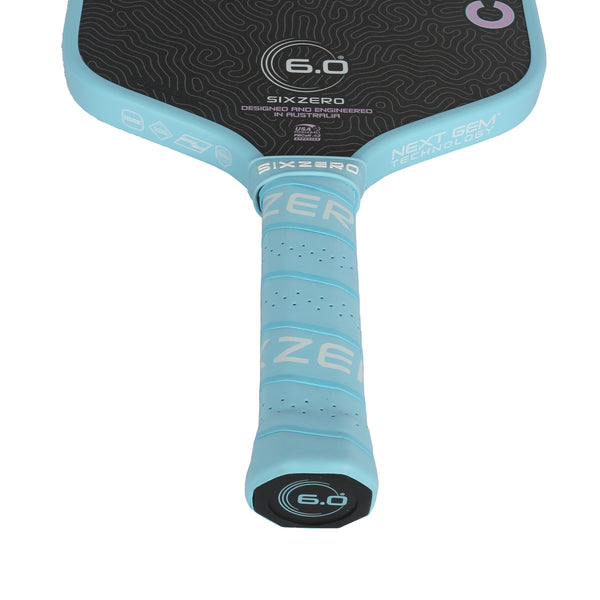 Coral Lightweight Misty Blue grip detail