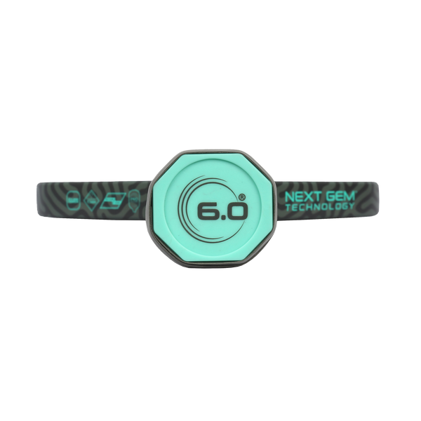 Six Zero Coral Pro 16mm Hybrid Electric Blue end-cap view