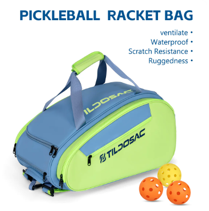 Tildosac pickleball bag supplier features: ventilation, waterproof construction and scratch resistance